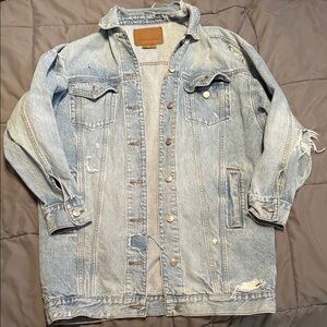AE Distressed Denim Jacket